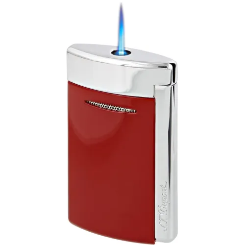 DUPONT NOUVEAU BRIQUET MINIJET ROUGE BRILLANT