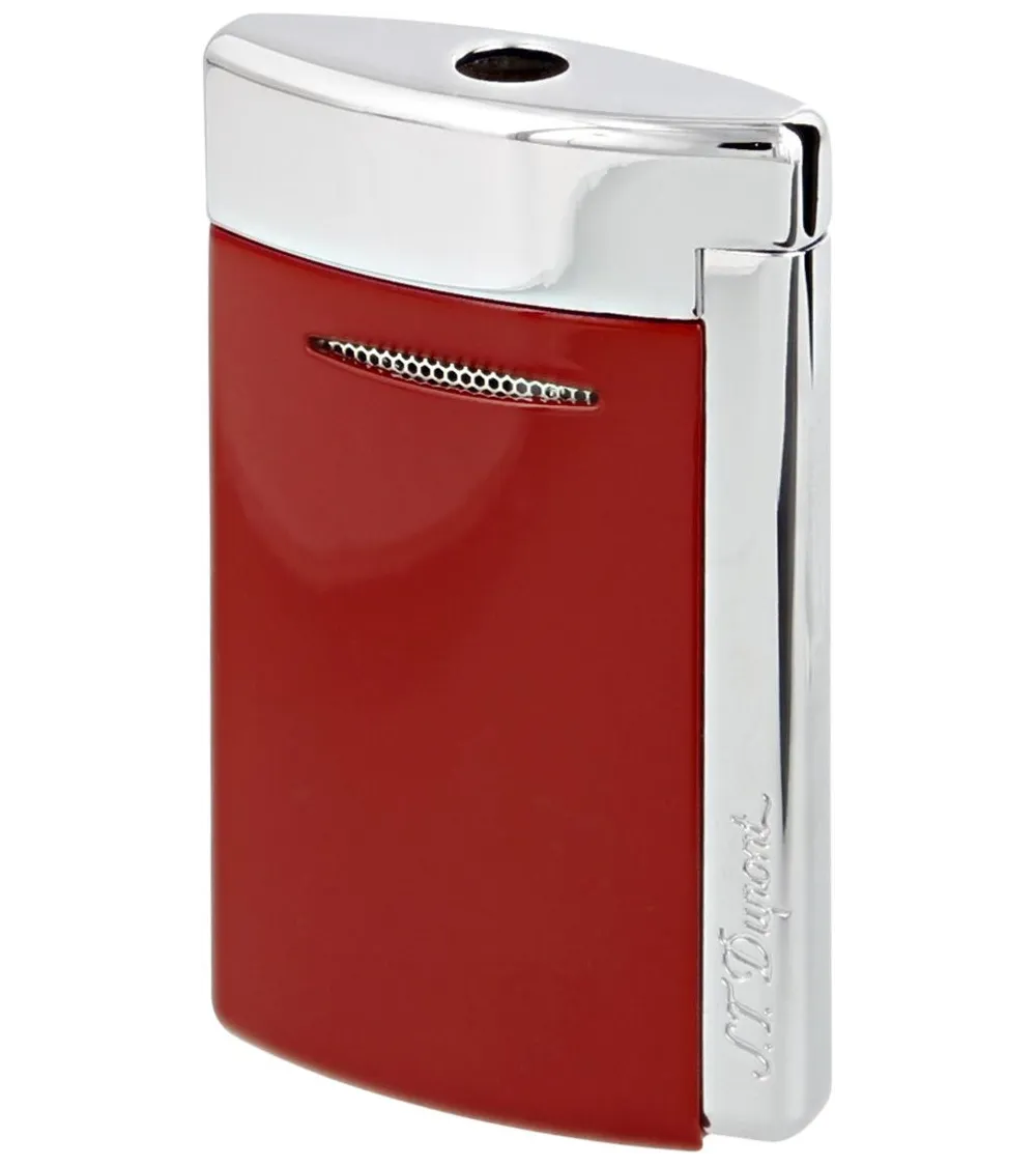 DUPONT NOUVEAU BRIQUET MINIJET ROUGE BRILLANT