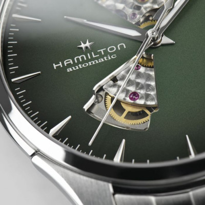HAMILTON JAZZMASTER CADRAN VERT AUTOMATIQUE 40 MM