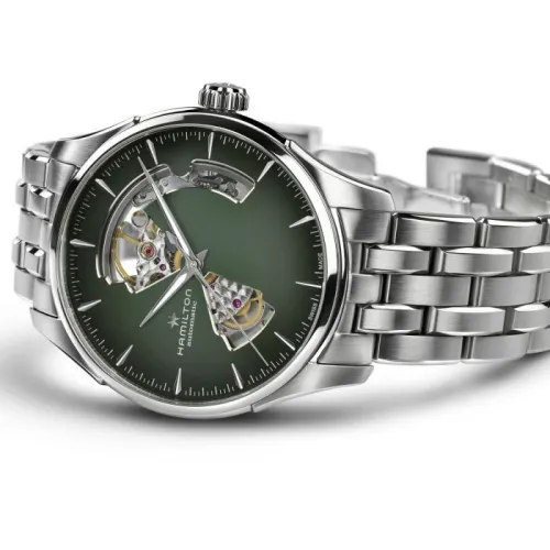 HAMILTON JAZZMASTER CADRAN VERT AUTOMATIQUE 40 MM