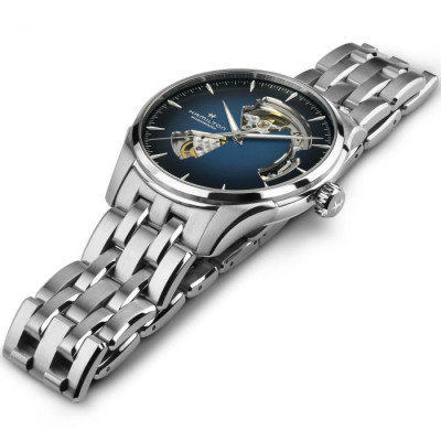 HAMILTON JAZZMASTER CADRAN BLEU  AUTOMATIQUE 40 MM