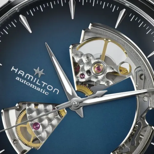 HAMILTON JAZZMASTER CADRAN BLEU  AUTOMATIQUE 40 MM