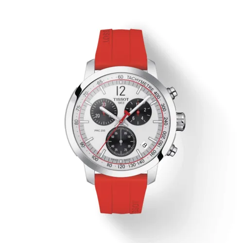 TISSOT PRC 200 CHRONO QUARTZ CADRAN BLANC