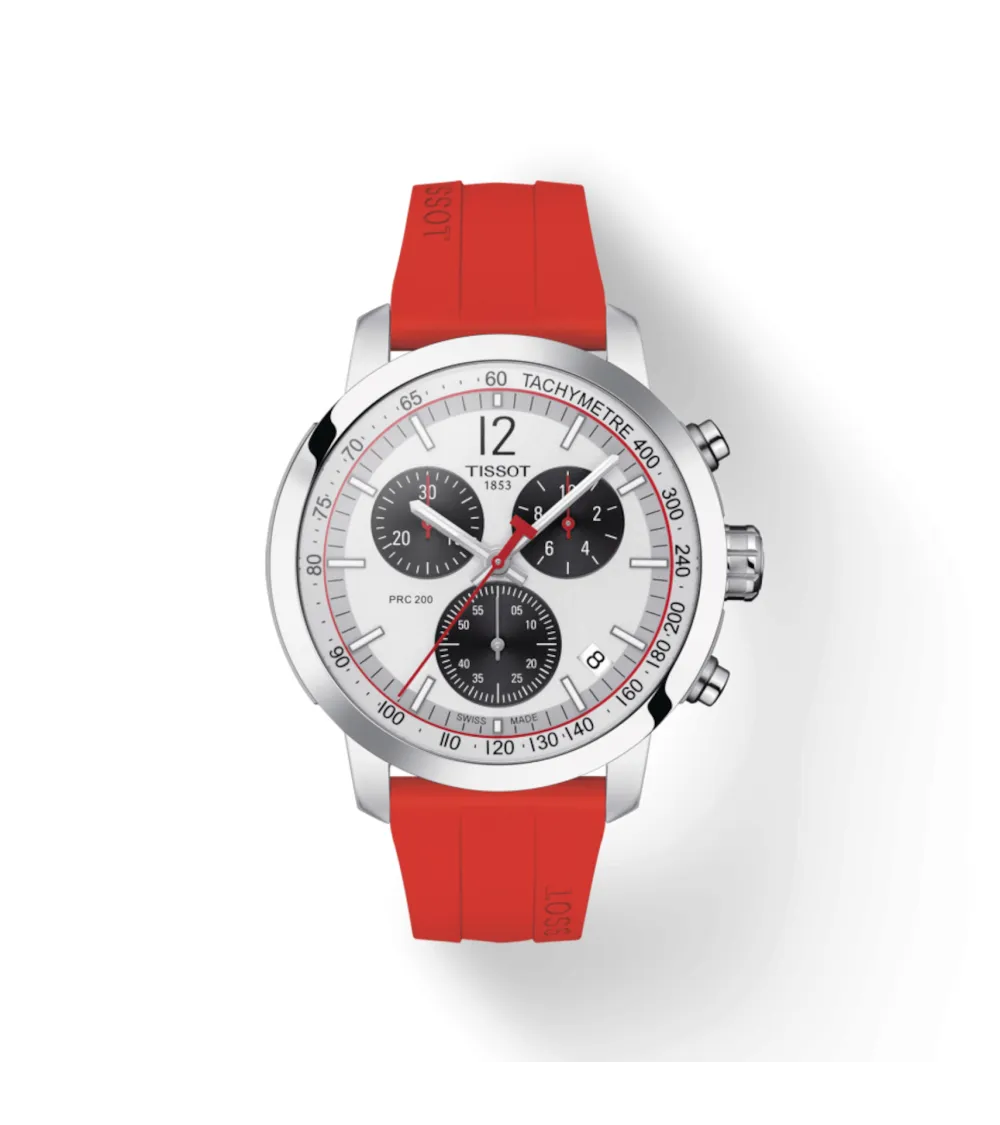 TISSOT PRC 200 CHRONO QUARTZ CADRAN BLANC