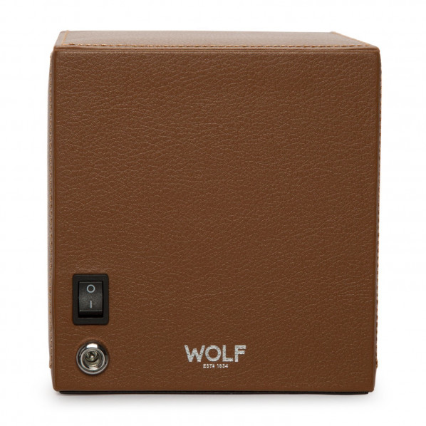 Remontoir De Montre Wolf Elements Fire « Army Edition » Orange - Pour 1 Montre, Cuir, Neuf Avec étiquettes