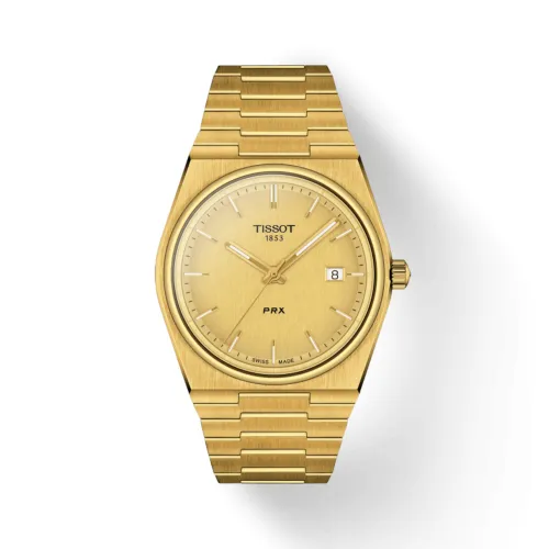 TISSOT PRX QUARTZ PVD OR JAUNE