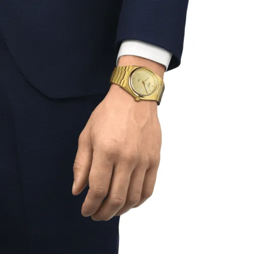 TISSOT PRX QUARTZ PVD OR JAUNE