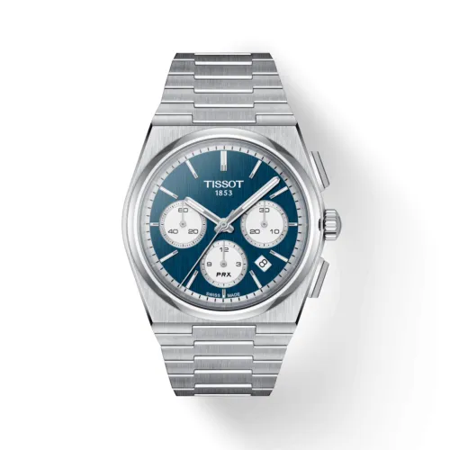 TISSOT PRX AUTOMATIQUE CHRONOGRAPHE BLEU