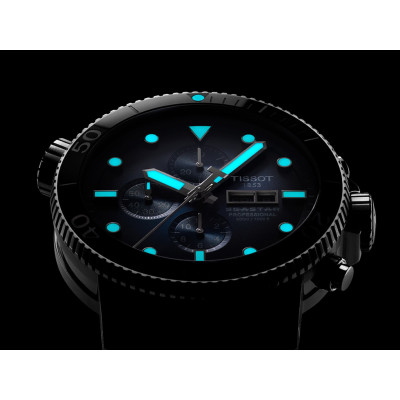 TISSOT PRX AUTOMATIQUE CHRONOGRAPHE BLEU