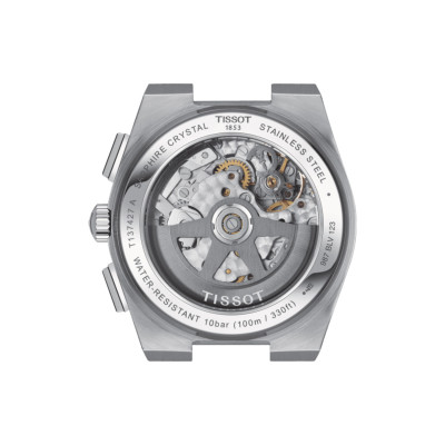 TISSOT PRX AUTOMATIQUE CHRONOGRAPHE BLANC