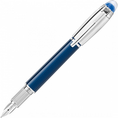 MONTBLANC PLUME STARWALKER BLUE PLANET MÉTAL DOUÉ