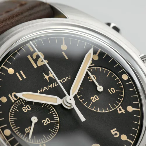 HAMILTON KHAKI AVIATION PIONNER MECHANICAL CHRONO