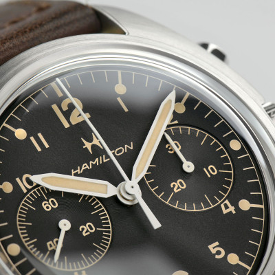 HAMILTON KHAKI AVIATION PIONNER MECHANICAL CHRONO