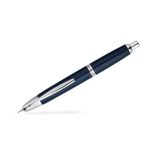 PILOT PLUME OR 18 K CAPLESS GRAPHITE BLEU RHODIÉS