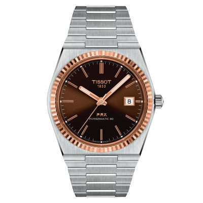 TISSOT PRX POWERMATIC 80 ACIER ET OR 18K