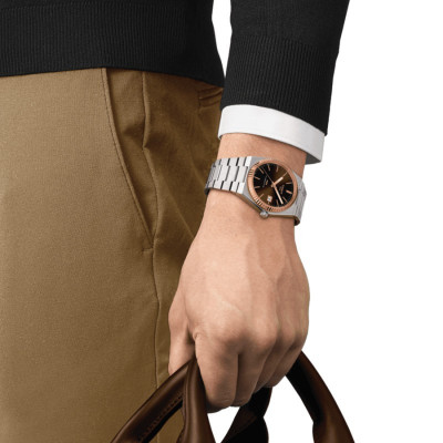 TISSOT PRX POWERMATIC 80 ACIER ET OR 18K