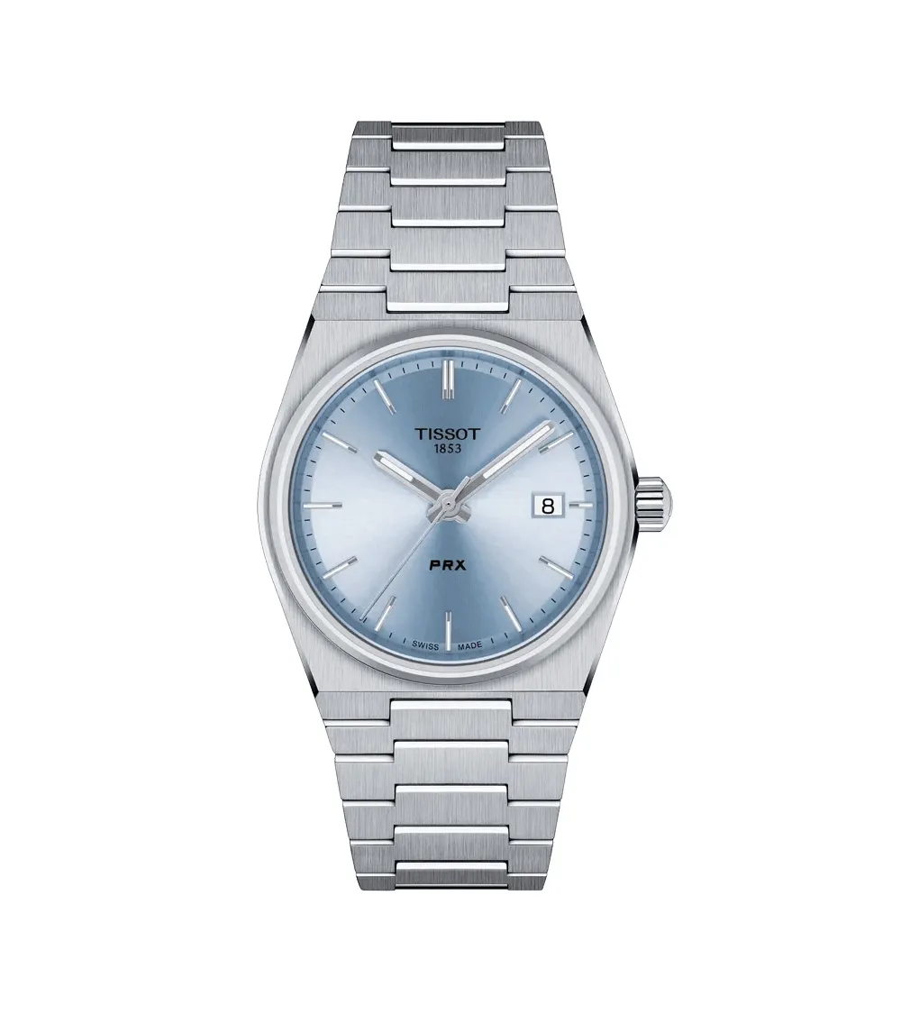 TISSOT PRX BLEU CLAIR  35 mm