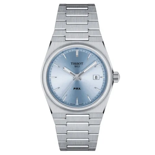 TISSOT PRX BLEU CLAIR  35 mm