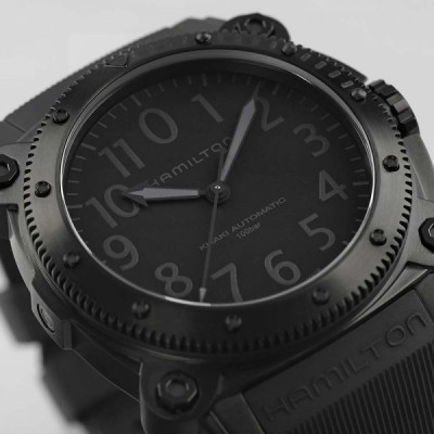 HAMILTON NAVY KHAKI BELOWZERO AUTO TIITANIUM