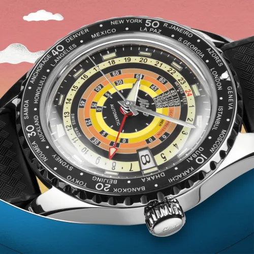MIDO OCEAN STAR DECOMPRESSION WORLDTIMER