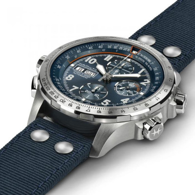 HAMILTON KHAKI X-WIND 44 mm chrono automatique