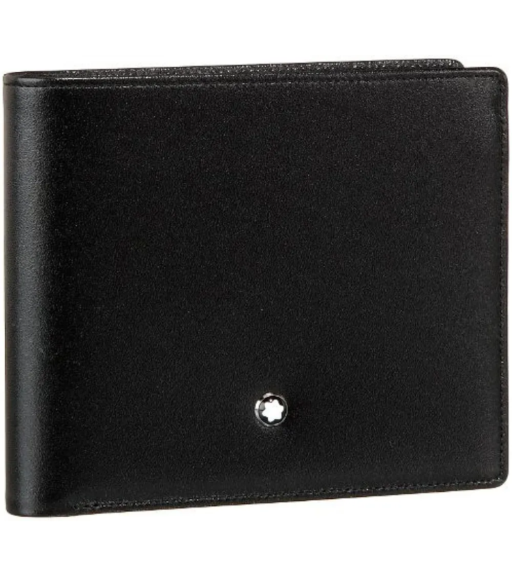 Portefeuille Montblanc Vintage En Cuir Marron - 10x14 Cm - Occasion Authentique