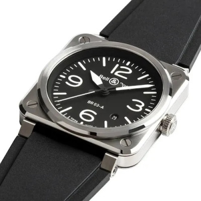 BELL&ROSS NEW BR 03 BLACK STEEL 41 MM