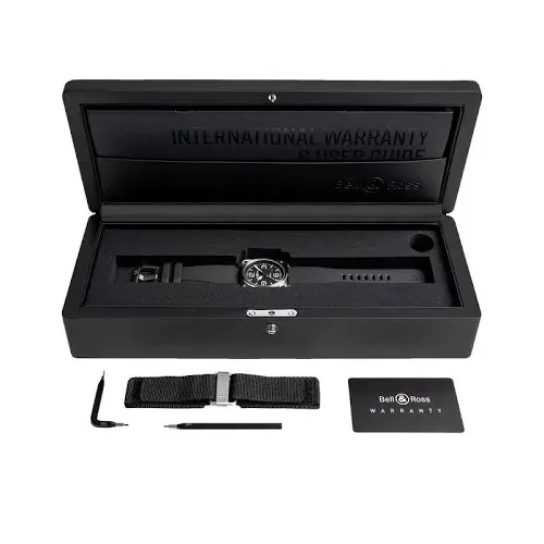 BELL&ROSS NEW BR 03 BLACK STEEL 41 MM