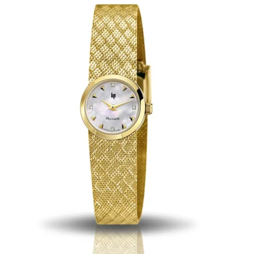 LIP HENRIETTE 22MM DORÉ DIAMANTS