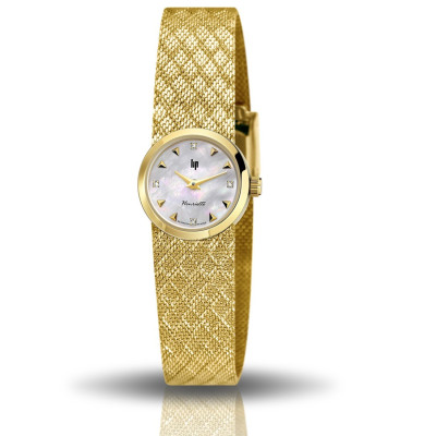 LIP HENRIETTE 22MM DORÉ DIAMANTS