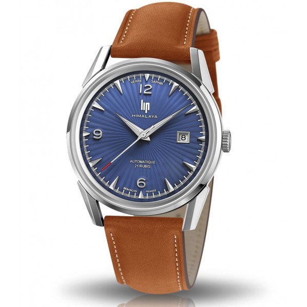 LIP HIMALAYA 40 MM AUTOMATIQUE BLEU