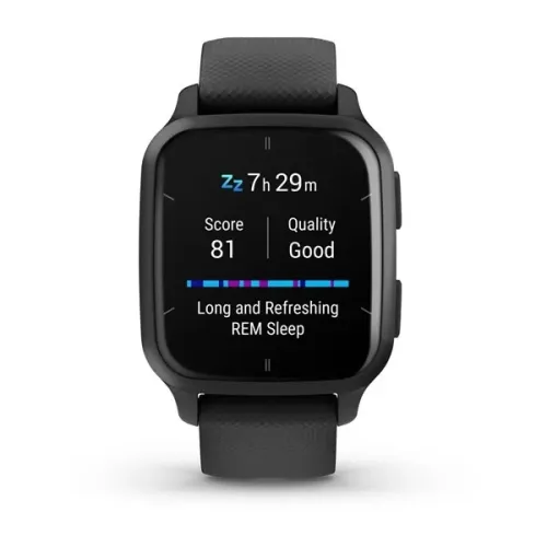 GARMIN VENU SQ2 MUSIC Gray avec bracelet silicone noir