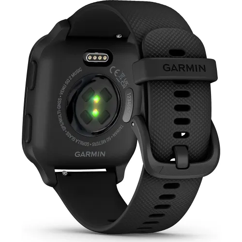 GARMIN VENU SQ2 MUSIC Gray avec bracelet silicone noir