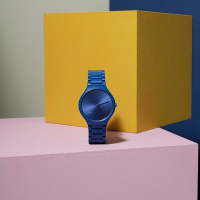 RADO TRUE THINLINE BLEU LE CORBUSIER 4320K