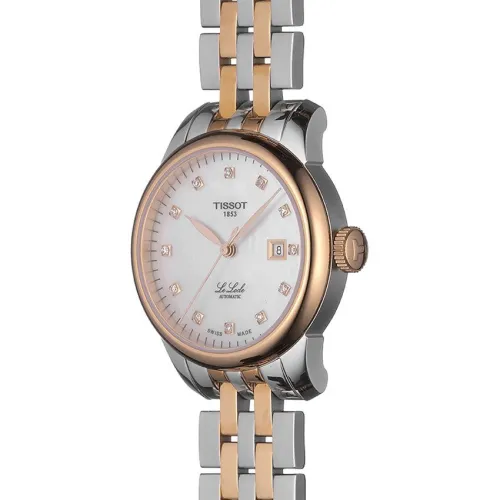 TISSOT LE LOCLE AUTOMATIC LADY (29.00) ACIER ET PVD OR ROSE