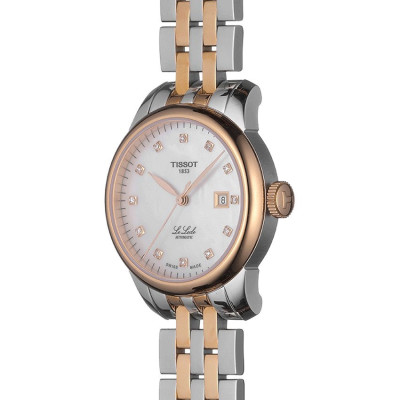 TISSOT LE LOCLE AUTOMATIC LADY (29.00) ACIER ET PVD OR ROSE