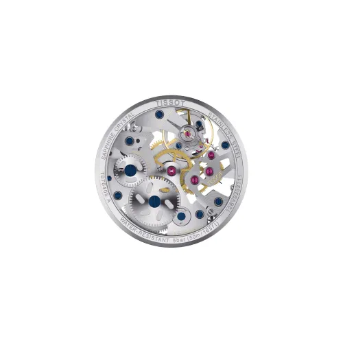 Tissot T-Complication homme mouvement mécanique squelette 