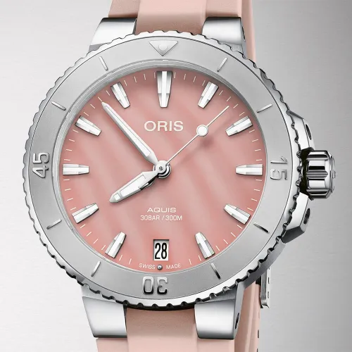 ORIS AQUIS DATE DAME ROSE