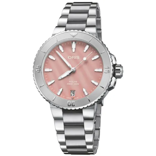 ORIS AQUIS DATE DAME ROSE