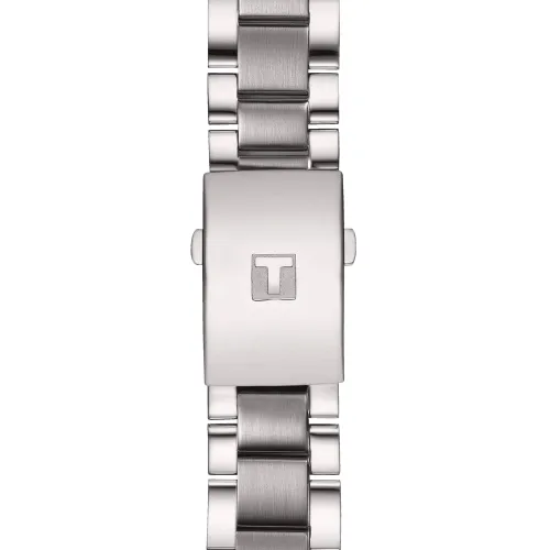 TISSOT T-SPORT GENT XL  quartz cadran bleu bracelet acier 42 mm