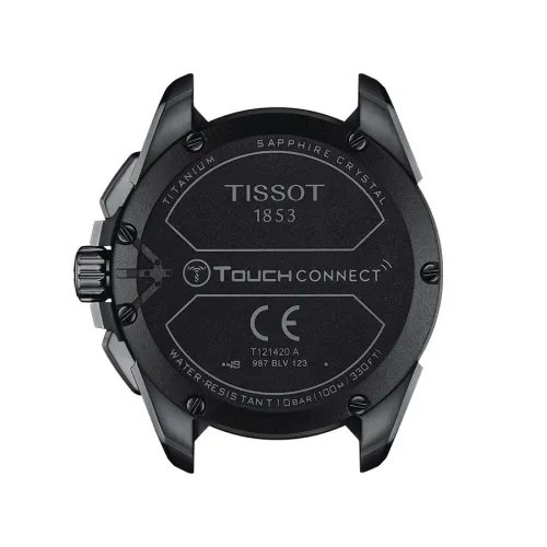 TISSOT T-TOUCH CONNECT SOLAR TITANE pvd noir bracelet caoutchouc noir 47,5 mm