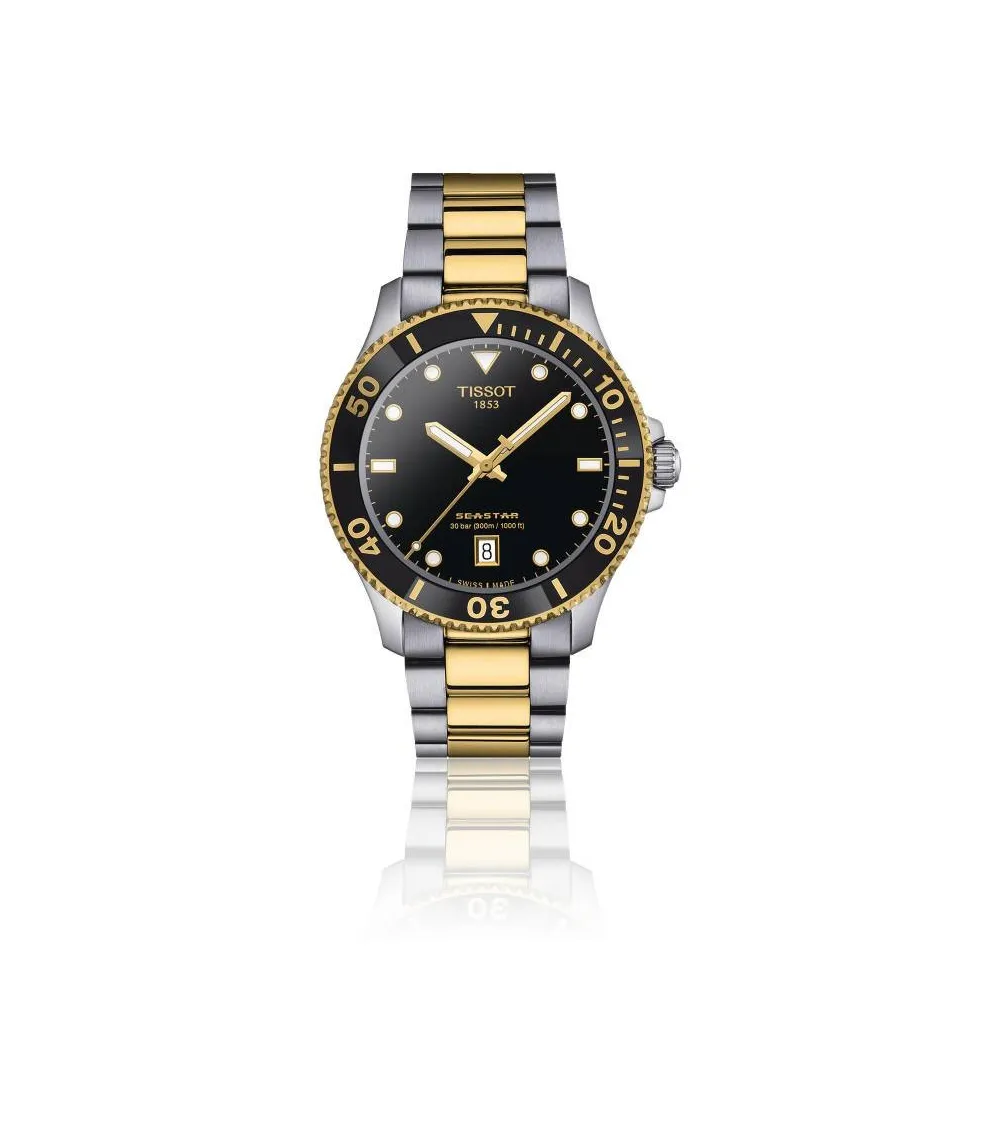 TISSOT SEASTAR 1000 QUARTZ 40mm BICOLORE