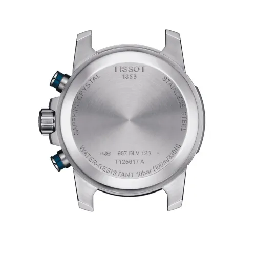 TISSOT SUPERSPORT CHRONO quartz cadran bleu bracelet acier 45,5 mm