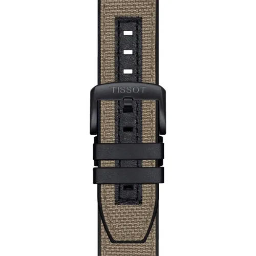 TISSOT SUPERSPORT CHRONOGRAPHE QUARTZ CADRAN NOIR BRACELET CAOUTCHOUC 45,5 MM