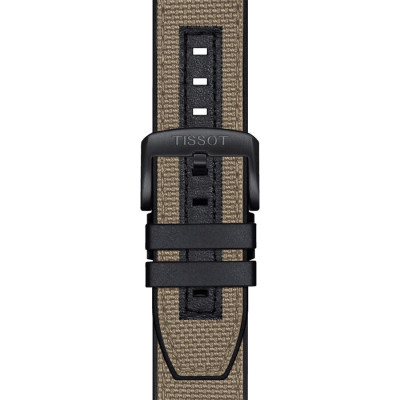 TISSOT SUPERSPORT CHRONOGRAPHE QUARTZ CADRAN NOIR BRACELET CAOUTCHOUC 45,5 MM