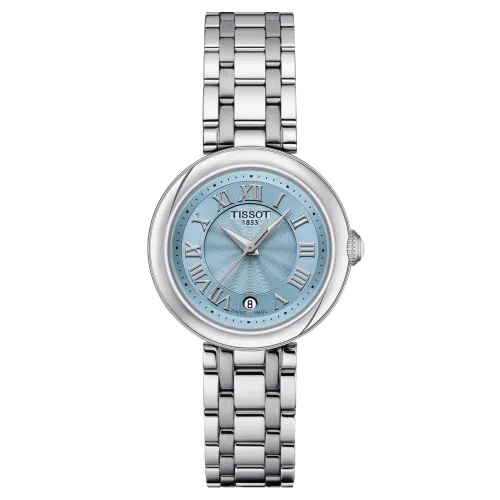 TISSOT BELLISSIMA SMALL LADY QUARTZ CADRAN BLEU BRACELET ACIER 26 MM