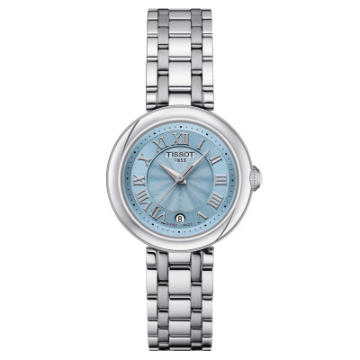 TISSOT BELLISSIMA SMALL LADY QUARTZ CADRAN BLEU BRACELET ACIER 26 MM