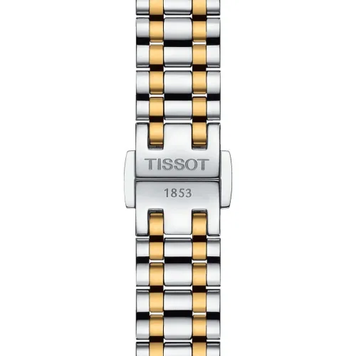 TISSOT SMALL LADY BELLISSIMA QUARTZ PVD OR JAUNE CADRAN BLANC 26 MM