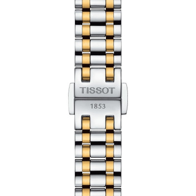 TISSOT SMALL LADY BELLISSIMA QUARTZ PVD OR JAUNE CADRAN BLANC 26 MM