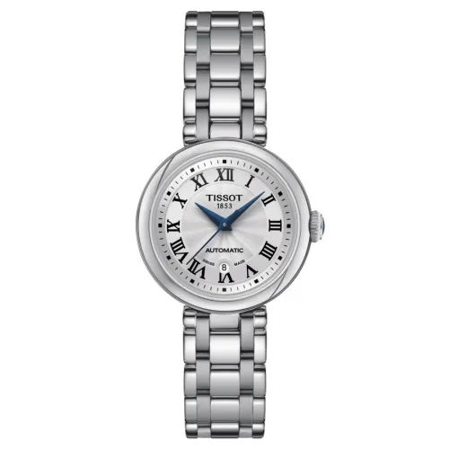 TISSOT BELLISSIMA AUTOMATIQUE CADRAN ARGENTÉ BRACELET ACIER 29 MM